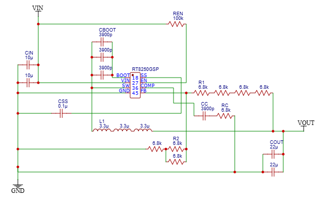 RT8250GSP_3.3V出力_回路図